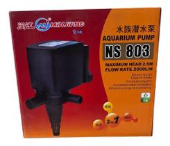 Bomba Submersa Minjiang Ns 803 2000lh Aquário Filtro
