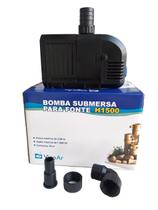 Bomba Submersa Motor Fonte H1500 VigoAr Cascata eleva até 2m