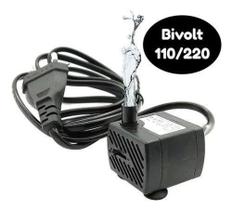 Bomba Submersa Para Aquários Fontes Bebedouros Gatos bivolt - ello pet