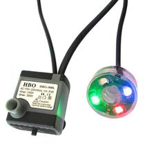 Bomba Submersa para Fontes e Aquário com Luz Led - Bivolt