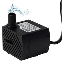 Bomba Submersa Pequena Bivolt 110v 220v para Fonte Bebedouro Pet Aquário Hidroponia Compacta Segura Silenciosa sem Vibração Alta Potência