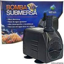 Bomba Submersa Wfish Wf-650 - 650 LH Indicada Para Aquário Fonte Lago Tanque Cascata