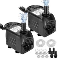 Bomba submersível GROWNEER 550GPH 30W 2000L/H 7,2 pés de altura