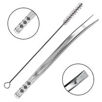 Bomba Tereré Chimarrão Inox Black Erva Mola Interna Redondo