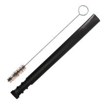 Bomba Terere Inox Preta Lisa Achatada Com Tela Furo Redonda V6 - Chacal