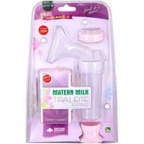 Bomba Tira Leite Elétrica 220 V - Rosa - Matern Milk Bomba Tira Leite Elétrica 220 V - Rosa - Matern Milk