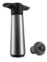 Bomba Vacuo com 2 rolhas em Inox, ABS e borracha -Vacu Vin