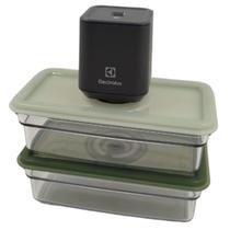 Bomba Vácuo Portátil 2 Potes Herméticos Electrolux Original