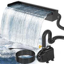 Bomba Waterfall Spillway POPOSOAP 61cm em aço inoxidável 1200GPH Bomba Waterfall Spillway POPOSOAP 61cm em aço inoxidável 1200GPH
