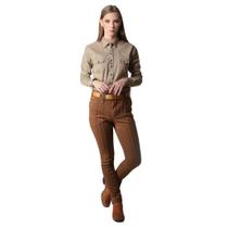 Bombacha Gaúcha Feminina Pampa Sul Castelhana Camurça - Ref. 25731 Bombacha Gaúcha Feminina Pampa Sul Castelhana Camurça - Ref. 25731