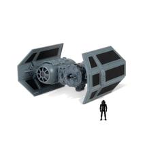 Bombardeiro TIE de brinquedo STAR WARS Micro Galaxy Squadron de 12,7 cm com boneco