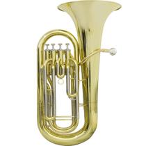 Bombardino Euphonium De 4 Chaves Ep 340 Laqueado Dourado Com Case New York F097