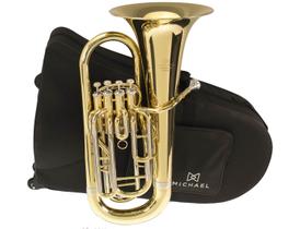 Bombardino Euphonium Laqueado 4 Pistos Sib (Bb) Michael WEPM454N (Outlet) Bombardino Euphonium Laqueado 4 Pistos Sib (Bb) Michael WEPM454N (Outlet)