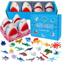 Bombas de banho Kottke Kids Marine Shark com pacote surpresa de 4