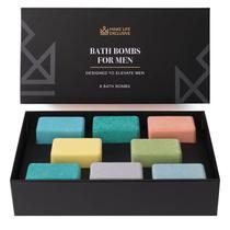 Bombas de banho MAKE LIFE EXCLUSIVE para homens em forma de bloco 8x150ml Bombas de banho MAKE LIFE EXCLUSIVE para homens em forma de bloco 8x150ml