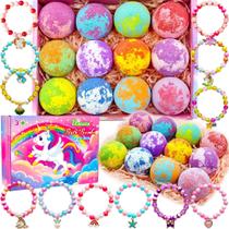 Bombas de banho Phaorui Unicorn com joias surpresa para meninas de 3 a 8 anos Bombas de banho Phaorui Unicorn com joias surpresa para meninas de 3 a 8 anos