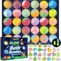 Bombas de banho Santrela para crianças com interior surpresa, pacote com 30 Bombas de banho Santrela para crianças com interior surpresa, pacote com 30