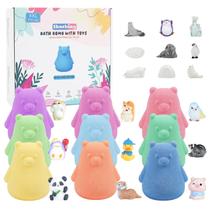 Bombas de banho SHUCHING XXL Polar Bear 9 unidades com brinquedos surpresa