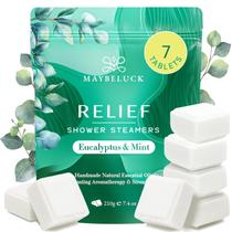 Bombas de vapor para ducha Maybeluck con eucalipto y menta, paquete de 7