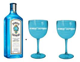 Bombay Sapphire London Dry 1.750 Ml + 2 Taças De Acrílico