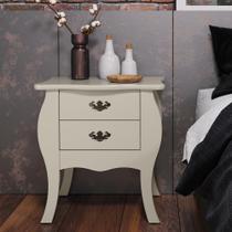 Bombe com 02 Gavetas Premier Off-White - Patrimar Bombe com 02 Gavetas Premier Off-White - Patrimar