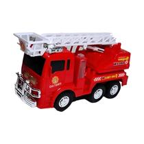 Bombeiro carrinho a pilha com luz e som caminhão de bombeiros com escada