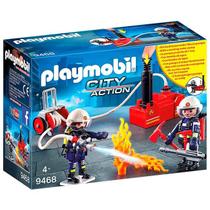 Bombeiros Com Bomba De Água Playmobil Sunny 9468