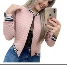 Bomber Feminina Jaqueta College Blusa Colegial Blazer Frio - amora mora