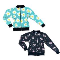 Bomber Infantil Mini Blogueira Casaco Kit 2 Jaqueta Novidade