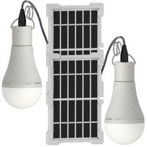 Bombillas Solares FLYHOOM Portátiles con Encendido/Apagado Automático Paquete de 2