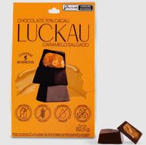 Bombom 54% Cacau Creme de Caramelo Salgado Luckau 82,5g