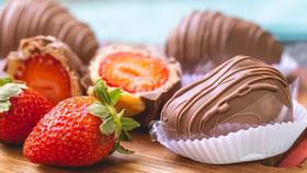 bombom caseiro morango