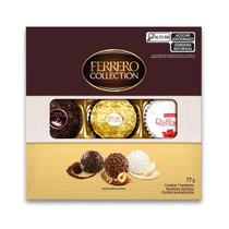 Bombom Chocolate Ferrero Rocher Collection Caixa 77g