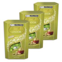 Bombom Chocolate Lindt Lindor Pistache Kit 3 caixas de 200g Bombom Chocolate Lindt Lindor Pistache Kit 3 caixas de 200g