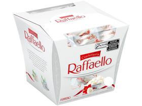 Bombom Confetteria Wafer Raffaello Amêndoa e - Coberto com Coco Cremoso 150g 15 Unidades