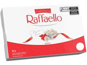 Bombom Confetteria Wafer Raffaello Amêndoa e - Coberto com Coco Cremoso 90g 9 Unidades