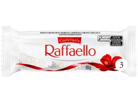 Bombom Confetteria Wafer Raffaello Amêndoa e Bombom Confetteria Wafer Raffaello Amêndoa e
