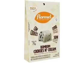 Bombom Crocante com Cookies n'Cream Sem Açúcar Flormel 75g