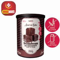 Bombom De Brownie Fit Food4fit - Amor Em Lata De 250g