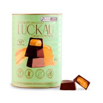 Bombom de Chocolate 54% Cacau com Creme de Pistache Luckau 198g Bombom de Chocolate 54% Cacau com Creme de Pistache Luckau 198g