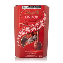Bombom de Chocolate ao Leite Lindor Lindt 200g Bombom de Chocolate ao Leite Lindor Lindt 200g