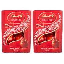 Bombom De Chocolate Suiço, Lindt Lindor, 2 Caixas De 37G
