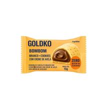 Bombom GoldKo Branco e Cookies com Creme de Avelã Zero Adição de Açúcares 15g Bombom GoldKo Branco e Cookies com Creme de Avelã Zero Adição de Açúcares 15g