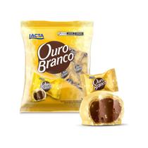 Bombom Lacta Ouro Branco Pacote 1Kg com 50 Und Chocolate