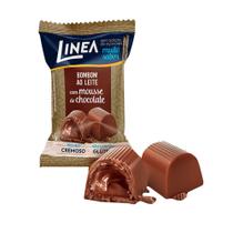 Bombom Linea Sabor Chocolate ao Leite com Mousse de Chocolate 11g - Línea
