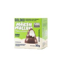 Bombom Marshmallow Vegano Sem Açúcar com Chocolate ao Leite GoldKo 30g Bombom Marshmallow Vegano Sem Açúcar com Chocolate ao Leite GoldKo 30g