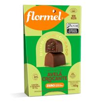 Bombom Recheado com Creme de Avelã Crocante Flormel 60g