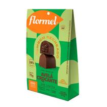 Bombom Recheado com Creme de Avelã Crocante Sem Açúcar Flormel 75g