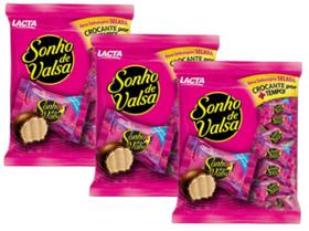 Bombom Sonho de Valsa Lacta C/ 50un 1Kg - 3 Pacotes Bombom Sonho de Valsa Lacta C/ 50un 1Kg - 3 Pacotes