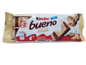 Bombom Wafer Kinder Bueno White 39g 2 Unidades